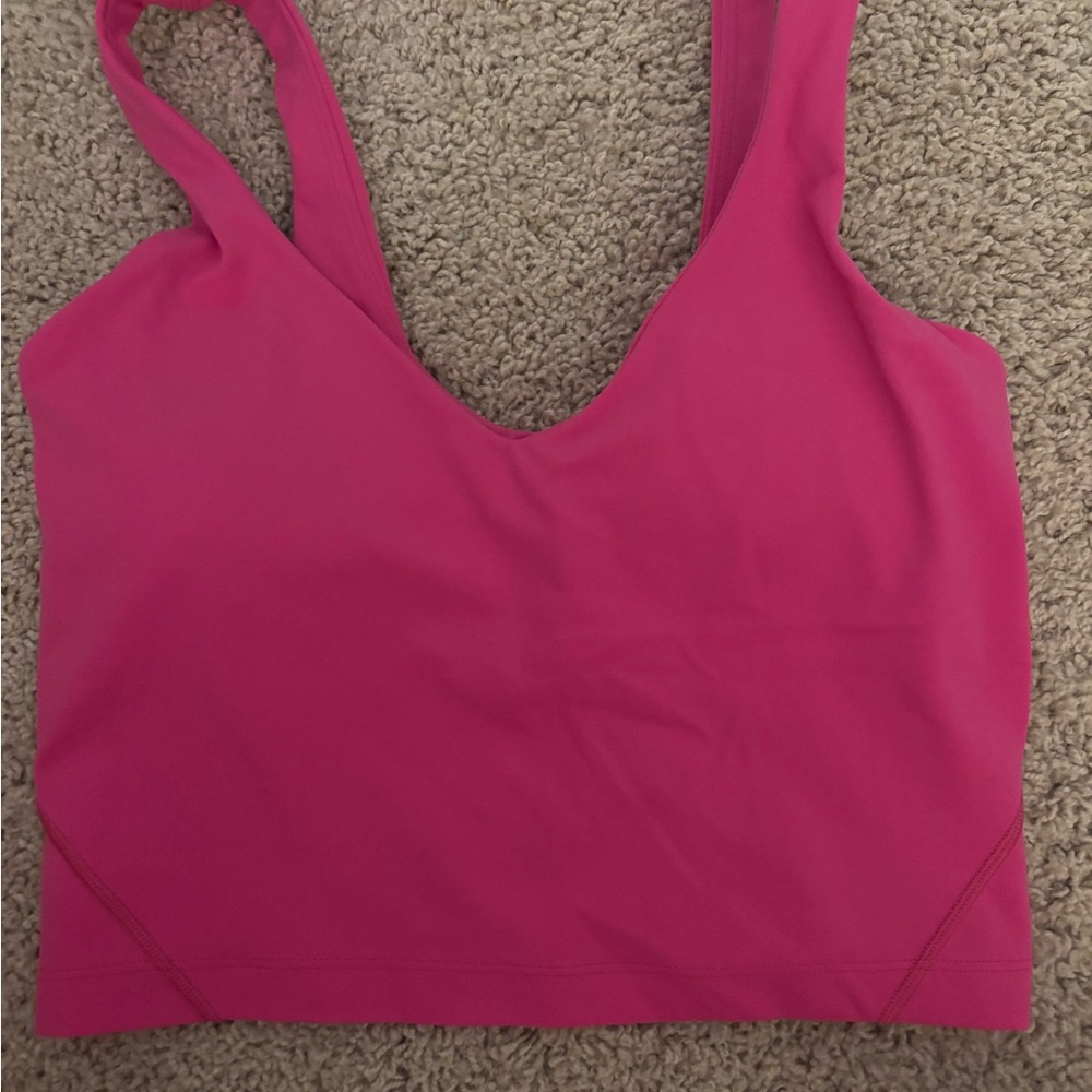 Lululemon Athletica Pink Tank Top